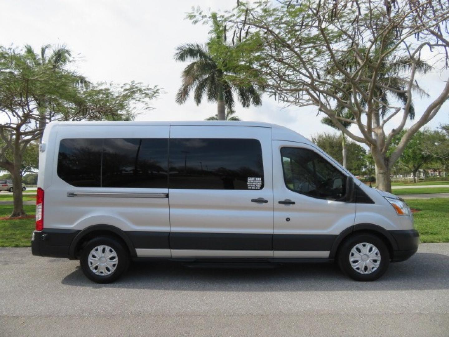 2015 Silver /Gray Ford Transit (1FBZX2CG0FK) , located at 4301 Oak Circle #19, Boca Raton, FL, 33431, (954) 561-2499, 26.388861, -80.084038 - Photo#5